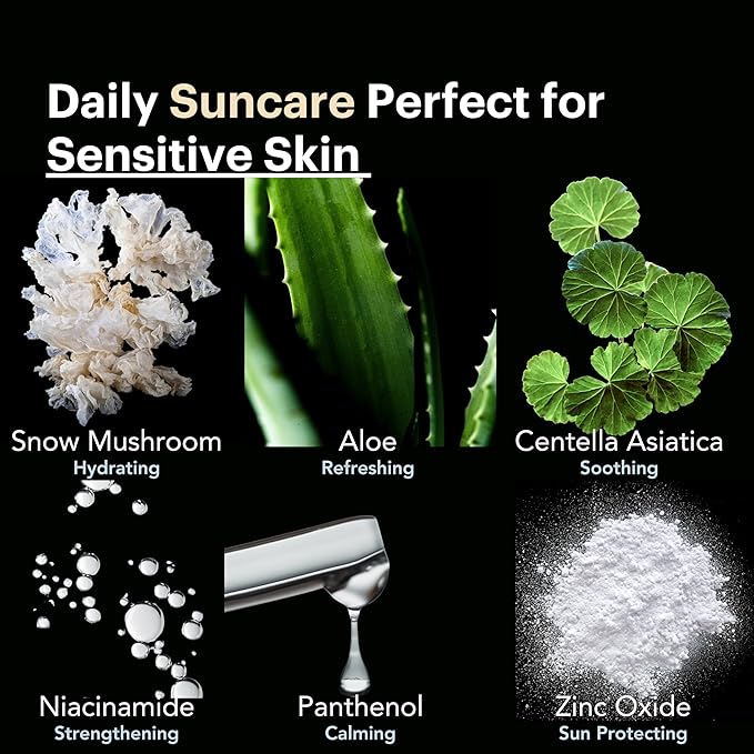 by Knours Ultra-Light Invisible Mineral Sunscreen Broad Spectrum SPF 50, Moisturizing for All Skin Types, Korean Innovation, 50ml/1.69 fl. oz.