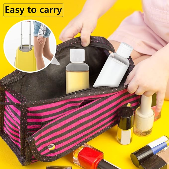 100 Pack 1.7oz Plastic Empty Bottles with Flip Cap Small Travel Size Bottles Hand Sanitizer Bottles Refillable Travel Container for Shampoo Body Soap Lotions Baby Shower (Clear)