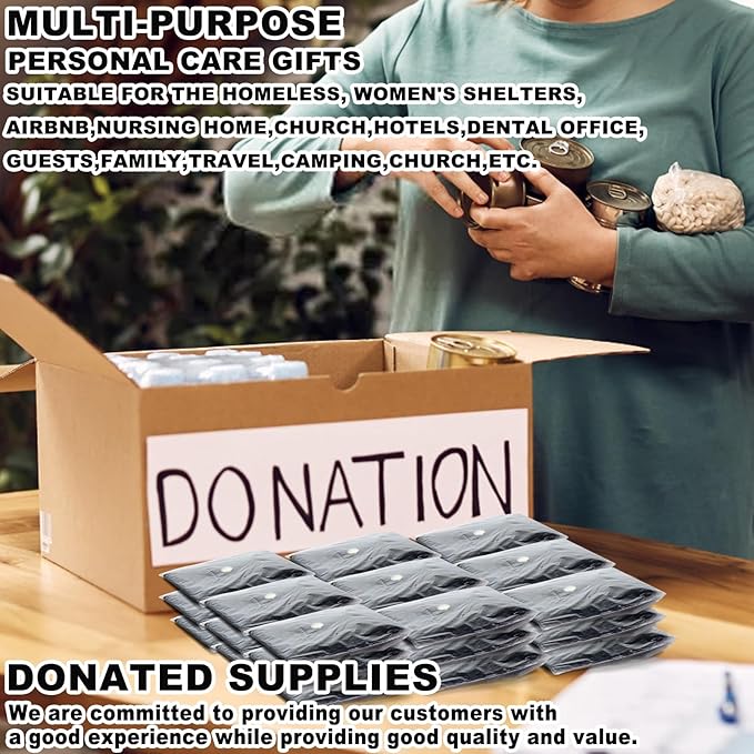 200 Sets Finger Nail Clipper Set Bulk,4 in 1 Black Adult Stainless Steel Travel Manicure Kit with Case Individually Wrapped Nail Clippers Bulk for Homeless,Hotel,Charity