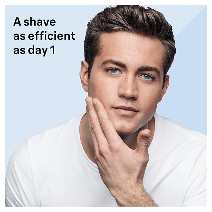 Braun Series 6 Electric Shaver Replacement Head with Sensitive Skinguard, Easily Attach Your Shaver Head, Compatible with New Generation Series 6 Shavers, 64B, Black