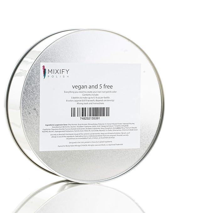 Make your own Nail Polish Kit, Limited Edition Tin, Fun Gift for Girls