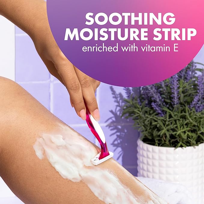 BIC Soleil Twilight Disposable Razor, Women, 4-Count (Pack of 6)