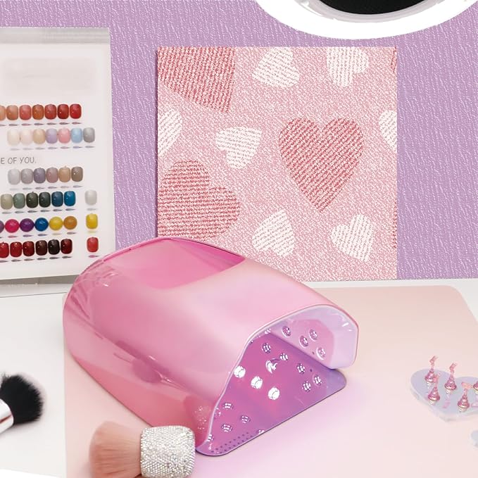 126W Cordless Rechargeable UV LED Nail Lamp,Professional UV Light for Gel Nails Gel Curing Lamp with 4 Timer Setting Auto Sensor, LED Nail Dryer for Fingernail and Toenail Home Salon