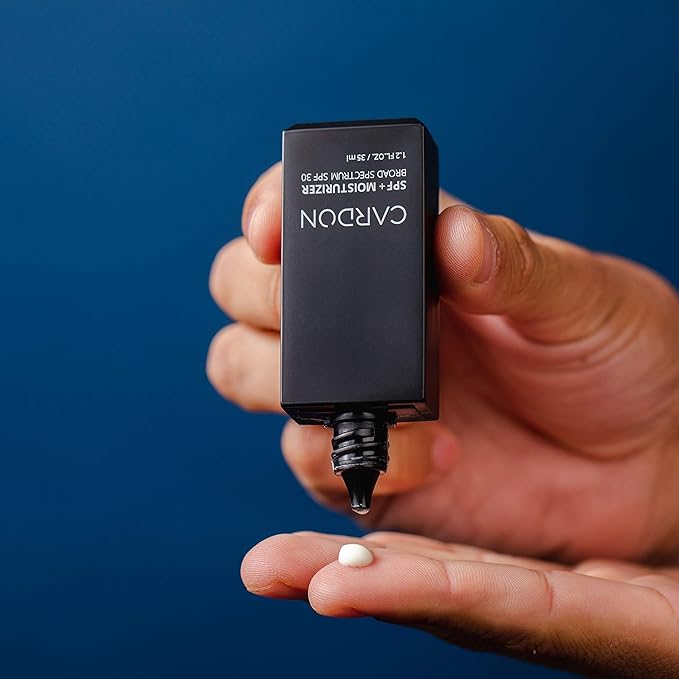 Cardon Men's AM + PM Face Moisturizers Bundle: Daytime SPF Moisturizer; Nighttime Repair Gel Moisturizer | Korean Skincare For Men