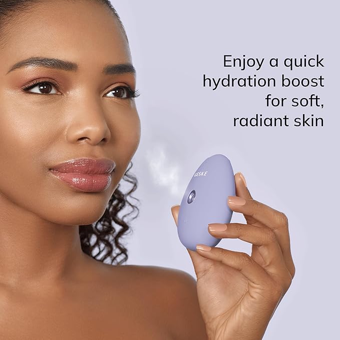 SmartAppGuided™ Facial Hydration Refresher | 4 in 1 | Water Atomizer | Moisturizing Spray Machine | Face Mister | Humidifier for Natural Glow | Reduce Redness & Dry Skin