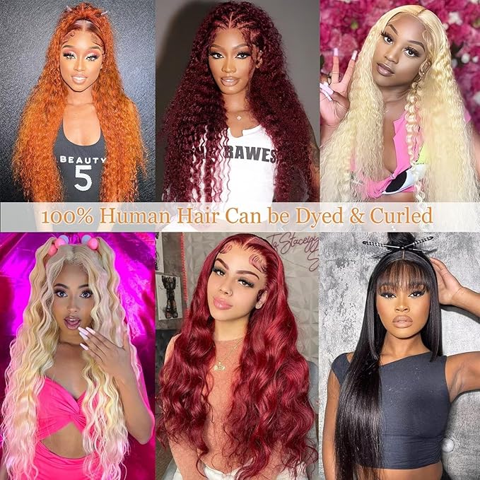 Water Wave Human Hair Bundles 12A Double Weft Deep Curly Wave Bundles 100% Unprocessed Brazilian Virgin Human Hair Bundles Natural Black Color Wet And Wavy Hair Extensions 14 16 18