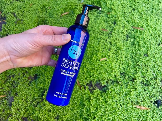 RemeVerse Protect & Defend Hand and Body Treatment Lotion - Moisturizer for Chemotherapy and Sensitive Skin - Hydrating and Nourishing Body Skin Care - Gentle & Fragrance-Free - Made in USA - 8 oz