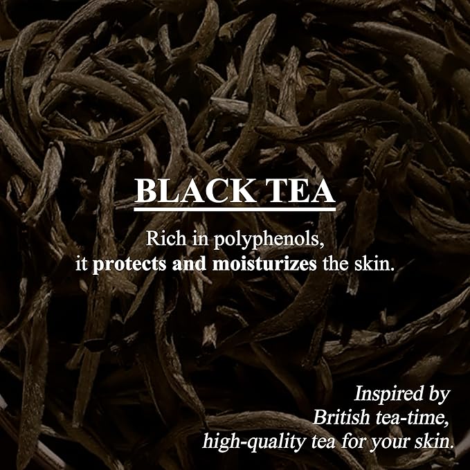 Herb Black Tea Body Lotion, Daily Moisturizer, Body Lotion For Dry Skin & Sensitive Skin, Non-Greasy, Slow Aging, Aromatherapy for Stress Relief, Fragrance Free, Korean Skin Care