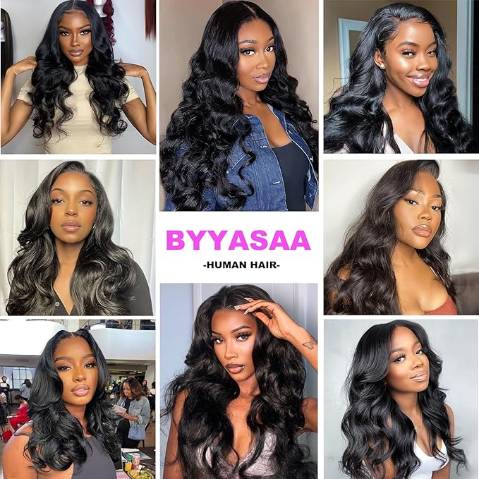 U Part Human Hair Wig Body Wave U Part Wig Human Hair for Black Women Glueless Wigs Human Hair Clip Upgrade Natural Hair Wig Beginner Friendly Middle Part 180% Density 18inch