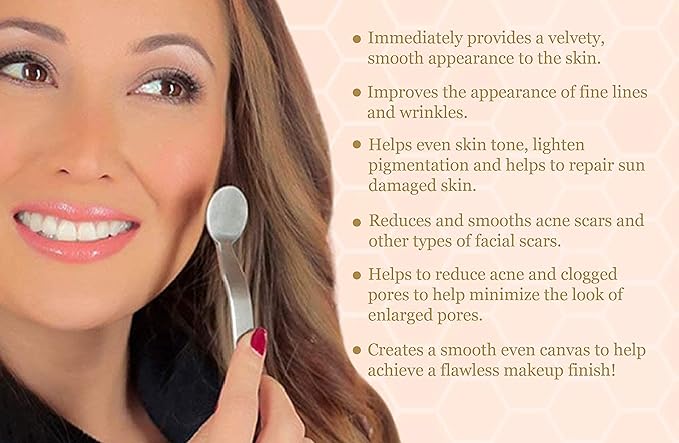 DIAMONDBUFF Microderm Exfoliation Tool for at Home Glowing and Radiant Skin | Reduce Acne, Fine Lines, Wrinkles, & Provide a Velvety Smooth Complexion with Diamond Microdermabrasion