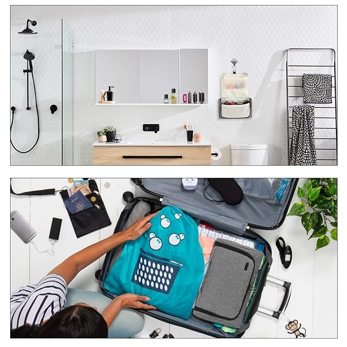 Teamoy Travel Storage Bag Compatible with Dyson Airwrap Styler, Portable Travel Organizer for Airwrap Styler and Attachments, Gray