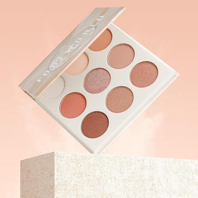 docolor Eyeshadow Palette 9 Colors Neutral Eyeshadow Palette Gemstone Shadow Palettes with Ultra-Velvety and Silky Finishes Highly Pigmented Mattes Shimmers Glitter Long-Wearing Eye Makeup Palettes