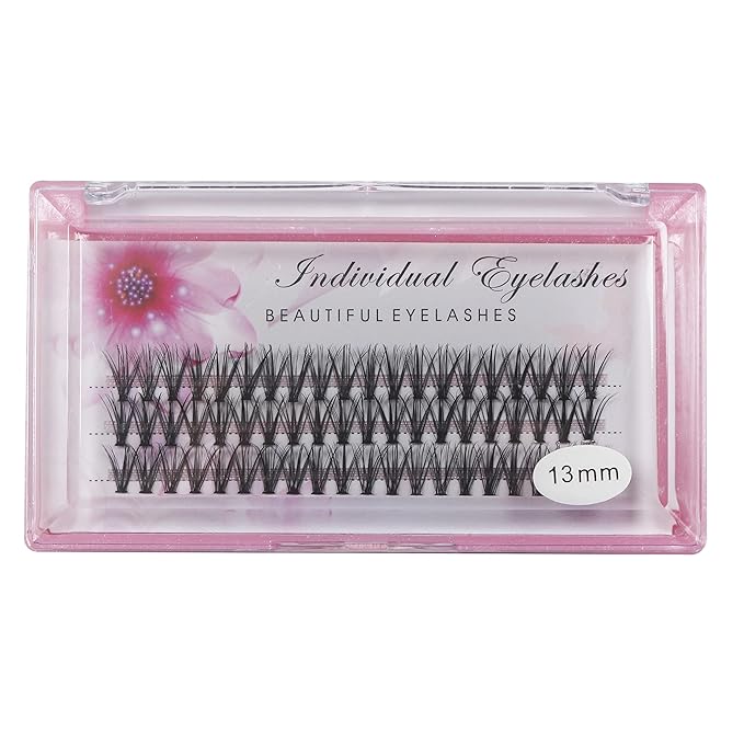 Bodermincer 20D 0.07mm Thickness 8-22mm To Choose Grafting False Eyelashes False Eyelashes Individual Natural Long Mink Fake Eyelashes Extension Handmade Bulk Wholesale (13mm)