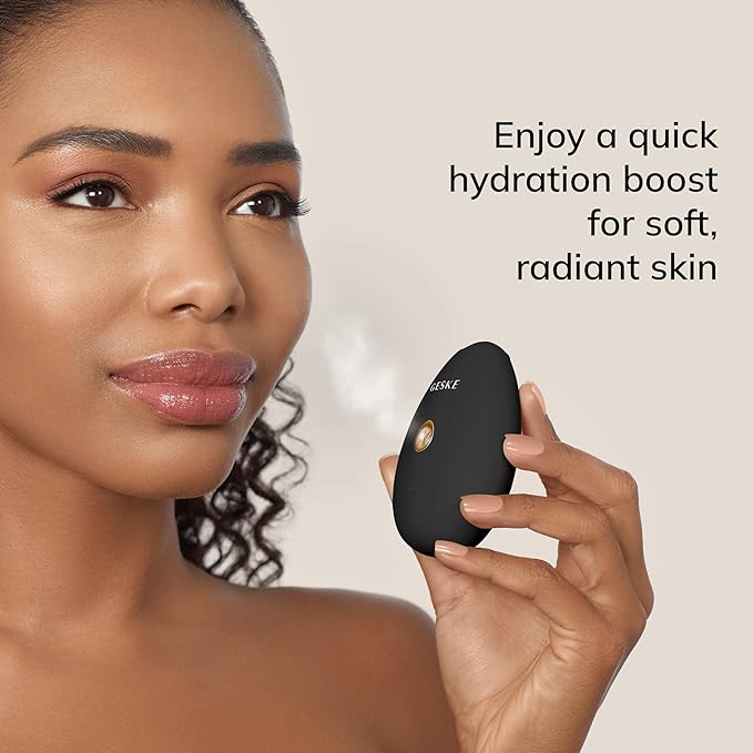 SmartAppGuided™ Facial Hydration Refresher | 4 in 1 | Water Atomizer | Moisturizing Spray Machine | Face Mister | Humidifier for Natural Glow | Reduce Redness & Dry Skin