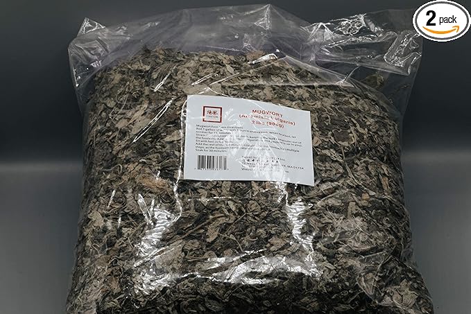 Ai Ye 艾叶 (Dry Mugwort Leaves) - 2 pounds