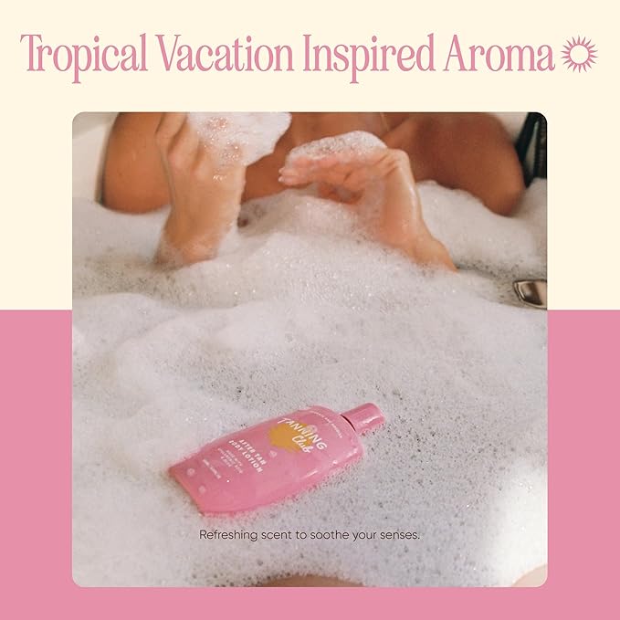 After Tan Lotion - Hydrating Tan Extender with Hyaluronic Acid, Aloe, and Shea Butter - Nourishing Body Moisturizer for Sun-Kissed Skin - 150 mL