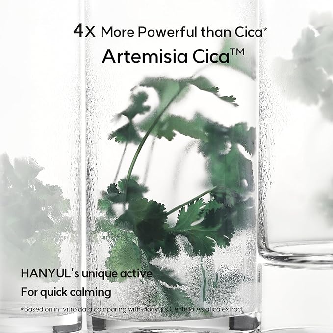 HANYUL Pure Artemisia (Mugwort) Calming pH-Balancing Toner | First Step Essence for Skin Balancing & Deep Hydration, Mild Exfoliation with CICA, Vegan Certified, Korean Skincare, 5.07 Fl Oz