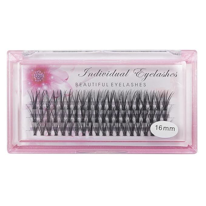 Bodermincer 20D 0.07mm Thickness 8-22mm To Choose Grafting False Eyelashes False Eyelashes Individual Natural Long Mink Fake Eyelashes Extension Handmade Bulk Wholesale (16mm)