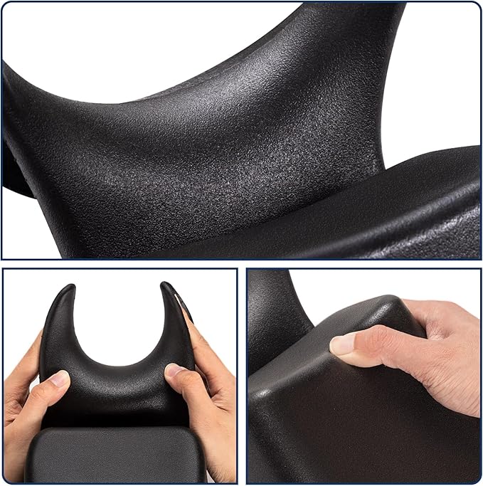 Udefineit Salon Shampoo Neck Rest Cushion, Non-Slip Silicon Shampoo Neck Rest for Sink, Comfortable Shampoo Bowl Neck Rest Pillow, Portable Neck Support for Salon Hairdressing Spa Washing Sink Basin