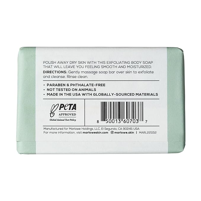 No. 108 Polishing Soap Bar, 7oz (6 Bars) Lightly Exfoliating, Moisturizing & Cleansing Bar Soap for Men, Made with Natural Ingredients