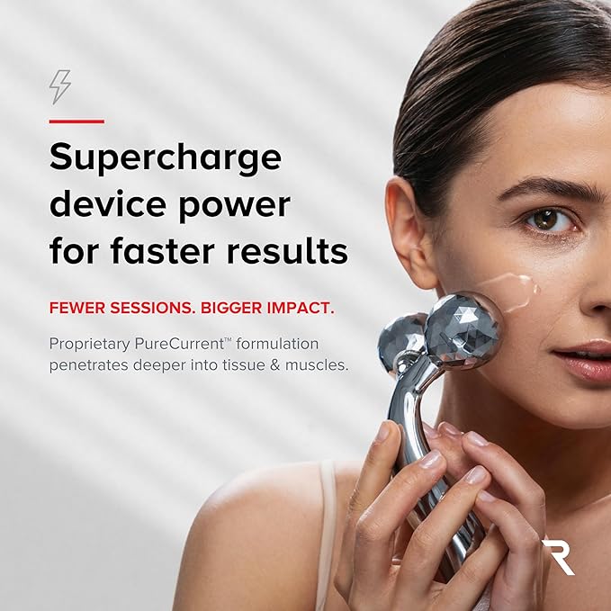 RED Medical Supplies Microcurrent Conductive Gel, 8.45 fl oz - Long-Lasting, Non-Greasy, Hypoallergenic - Supercharge Your Facial Device - 1 Bottle, 8.45 fl oz/250mL