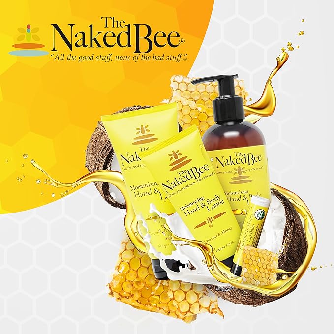 The Naked Bee Orange Blossom Honey Hand Cream (3.25 oz) Intensive Nourishing Cream for Smoother and Softer Hand - Deep Moisture and Repair for Dry Skin