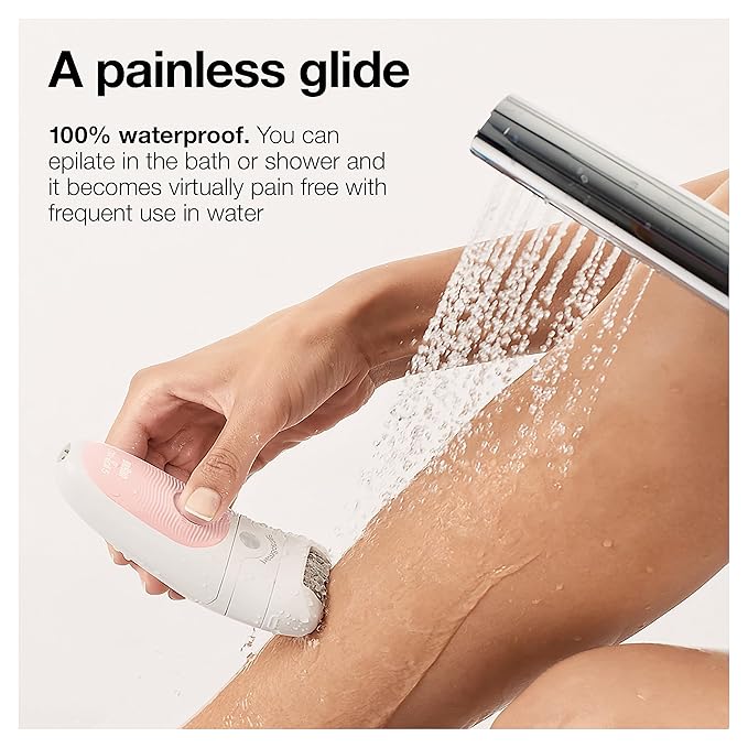 Braun Epilator Silk-épil 5 5-620, Hair Removal Device, Epilator for Women, Shaver & Trimmer, Cordless, Rechargeable, Wet & Dry, 6 Piece Set