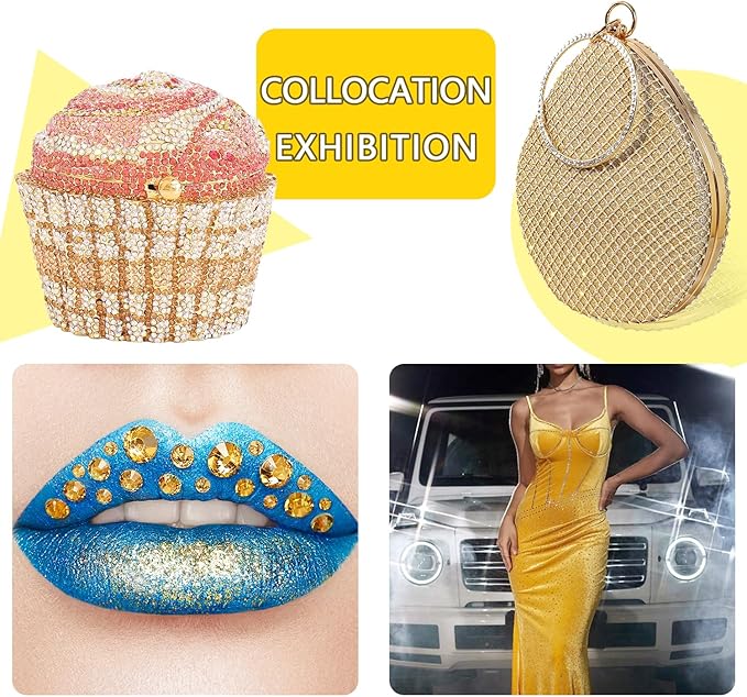 Blinginbox Flatback Rhinestones Bulk,14400pcs Crystal Round Loose Gemstones Glass Rhinestones for Crafts Makeup Nail Art Clothes Shoes DIY Decorations(SS10,2.7-2.9mm,Citrine)