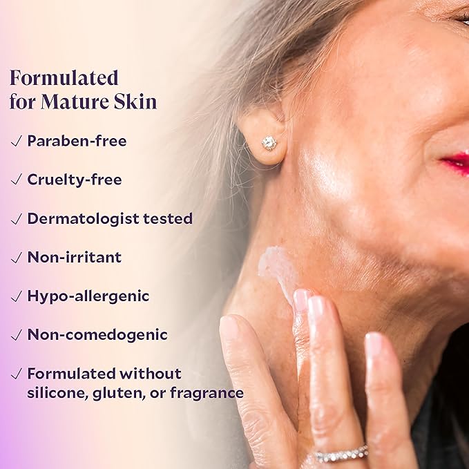 FIÈRA Neck Firming & Tightening Cream - Anti-Aging Moisturizer for Sagging Skin, Improves Neck and Jawline Definition, Reduces Wrinkles, Boosts Hydration for Mature Skin - 1.69 FL. OZ. / 50 ML