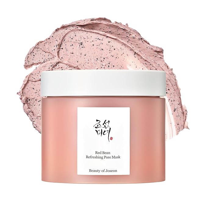 Beauty of Joseon Red Bean Pore Refreshing Mask Mud Cream Hydrating Wash Off Pack, Pore Cleansing Exfoliator, Korean Skin Care for Men and Women 140ml, 4.73 fl.oz