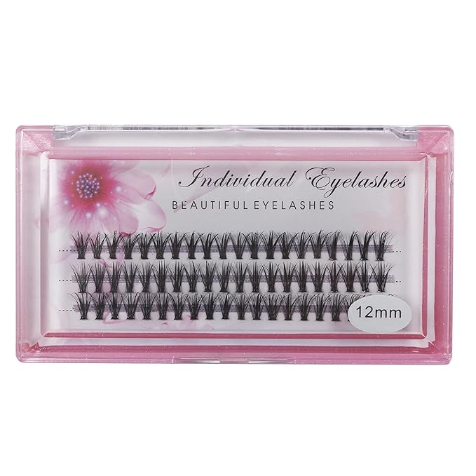 Bodermincer 20D 0.07mm Thickness 8-22mm To Choose Grafting False Eyelashes False Eyelashes Individual Natural Long Mink Fake Eyelashes Extension Handmade Bulk Wholesale (12mm)