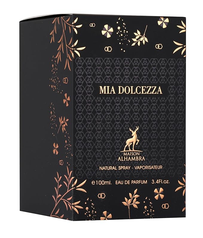 Maison Alhambra Mia Dolcezza for Women Eau de Parfum Spray, 3.4 Ounce / 100 ml
