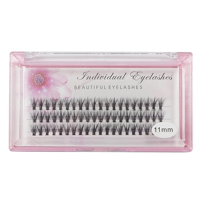 Bodermincer 20D 0.07mm Thickness 8-22mm To Choose Grafting False Eyelashes False Eyelashes Individual Natural Long Mink Fake Eyelashes Extension Handmade Bulk Wholesale (11mm)