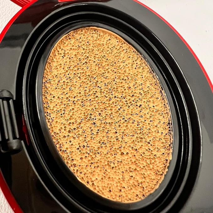 TIRTIR Mask Fit Red Cushion Foundation | Full coverage, Weightless, Skin fit, Satin Glow Finish, Korean Makeup Cushion Foundation (#33W Ginger, 0.63 Fl Oz)