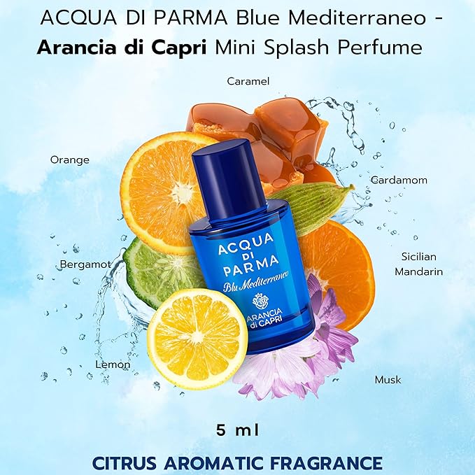 Acqua Di Parma Perfume Gift Set Blue Mediterraneo Variety Mini Splashes