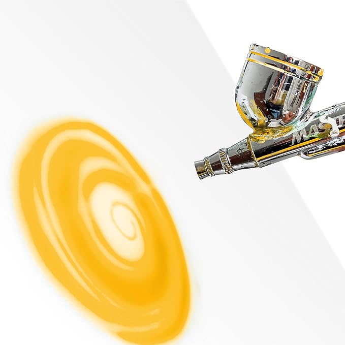 1-Ounce Yellow Temporary Airbrush Tattoo Body Art Paint Alcohol Based