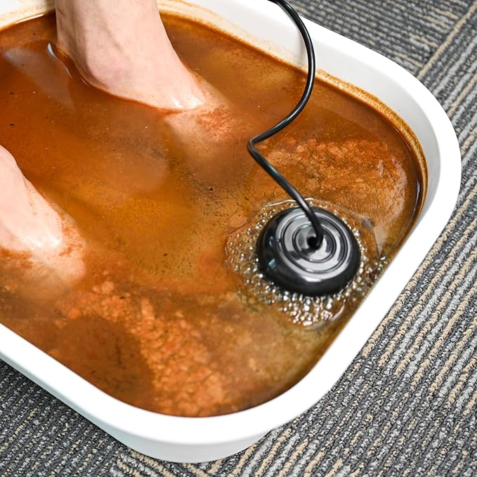 4pcs Arrays for Ionic Foot Bath Detox Machine, Replacement Array each with 10 Stainless Steel Coils Double Layered + 6.35mm Adapter for Home Massage Beauty Salon Ionic Foot Spa