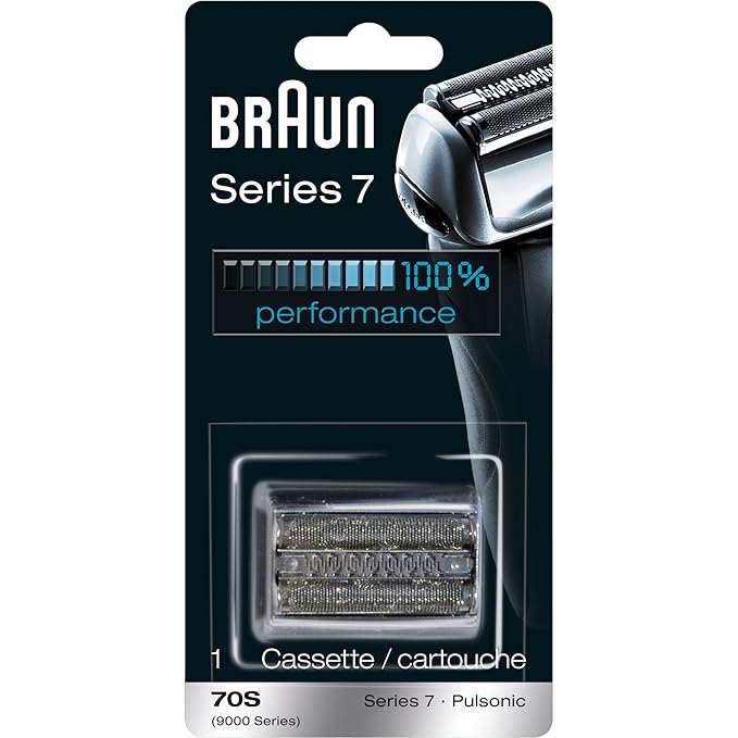 Braun Series 7 70S Electric Shaver Head Replacement Cassette – Silver