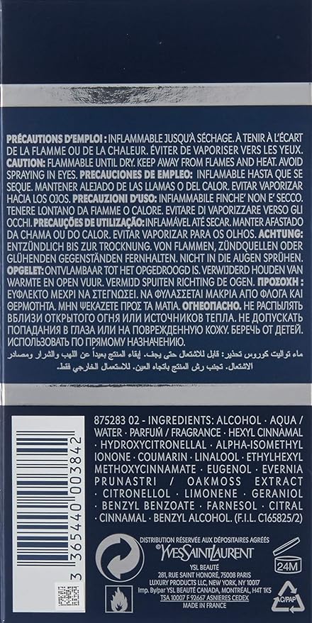 Yves Saint Laurent Kouros Eau De Toilette Spray 1.6 Oz/ 50 Ml for Men (KO11M)