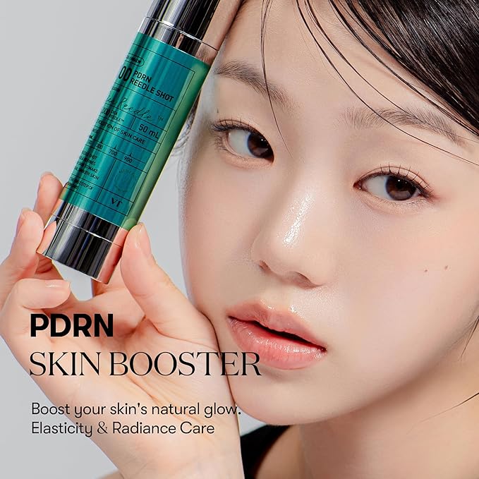 VT COSMETICS PDRN Reedle Shot 100, Spicule Microneedling Serum, Vegan PDRN, Centella Asiatica, Hyaluronic Acid, Exfoliation, Soft & Glass Skin, Korean Liquid Skin Booster 1.69Fl Oz (50ml)