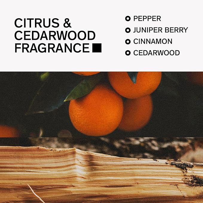 Aluminum-Free Deodorant for Men by Bravo Sierra, 2-Pack - Contains Natural Ingredients – Long Lasting Odor and Sweat Protection - Citrus & Cedarwood, 3.2 oz - Paraben-Free, Vegan & Cruelty-Free