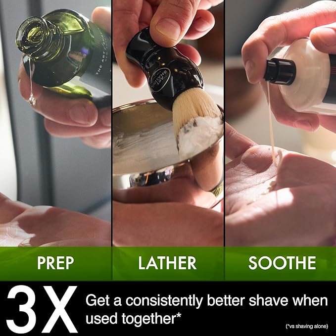 The Art of Shaving Bergamot & Neroli Shaving Cream for Men – Protects Against Irritation and Razor Burn – Hydrates and Nourishes Dry Skin – Clinically Tested for Sensitive Skin – 5 oz