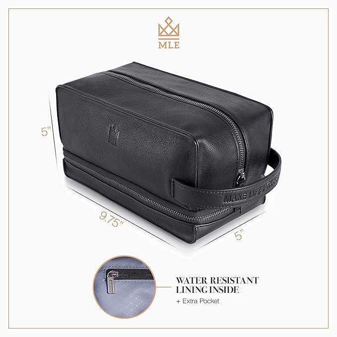 Leather Toiletry Bag for Men, Gift For Men, Mens Travel Bag Toiletry, Leather Shaving Bag, Leather Dopp Kit for Men, Mens Leather Toiletry Bag, Mens Travel Toiletry Bag, Hygiene & Grooming Kit