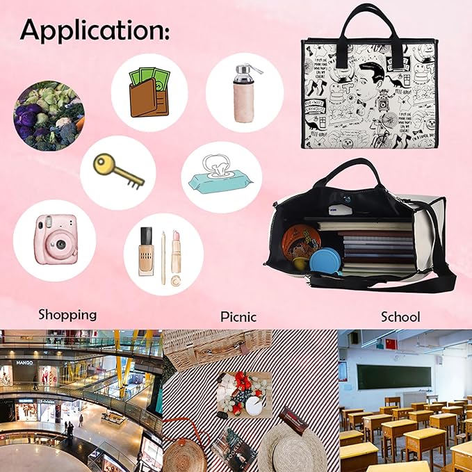 MNIGIU P-ee Herman Playhouse Tote Bag - P-ee Herman Fan Gift Merchandise