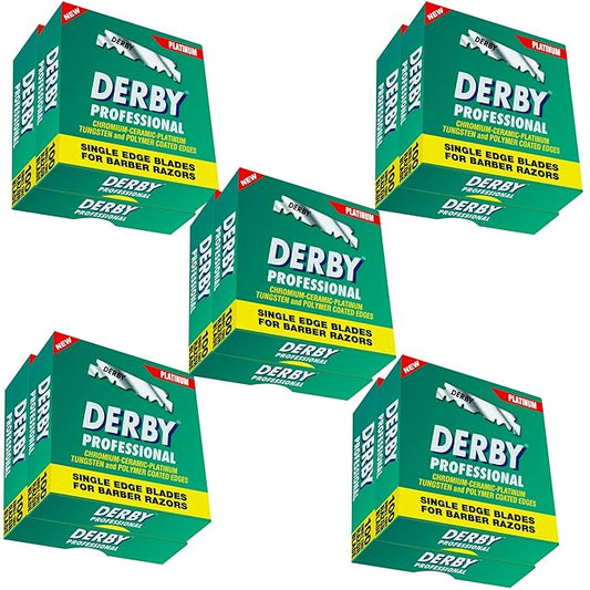 1000 Derby Professional Single Edge Razor Blades for straight razor