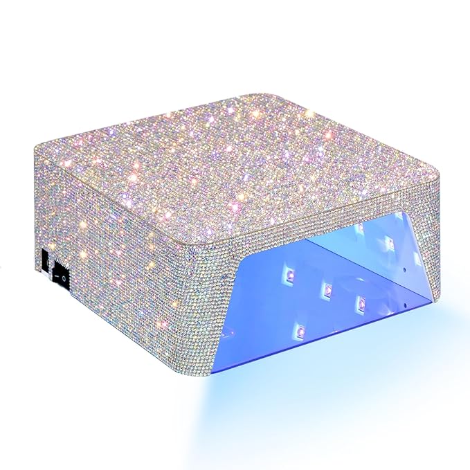 Rechargeable UV LED Nail Lamp UV LED 96W Nail Lamp Professional Nail Dryer Nail Light AB White Diamond