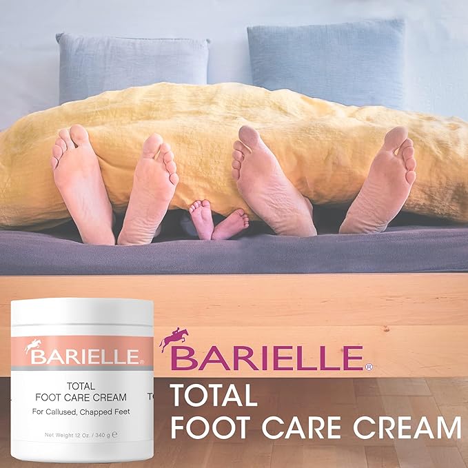 BARIELLE Total Foot Care Cream 12 oz. – Foot Cream for Dry, Cracked, Feet
