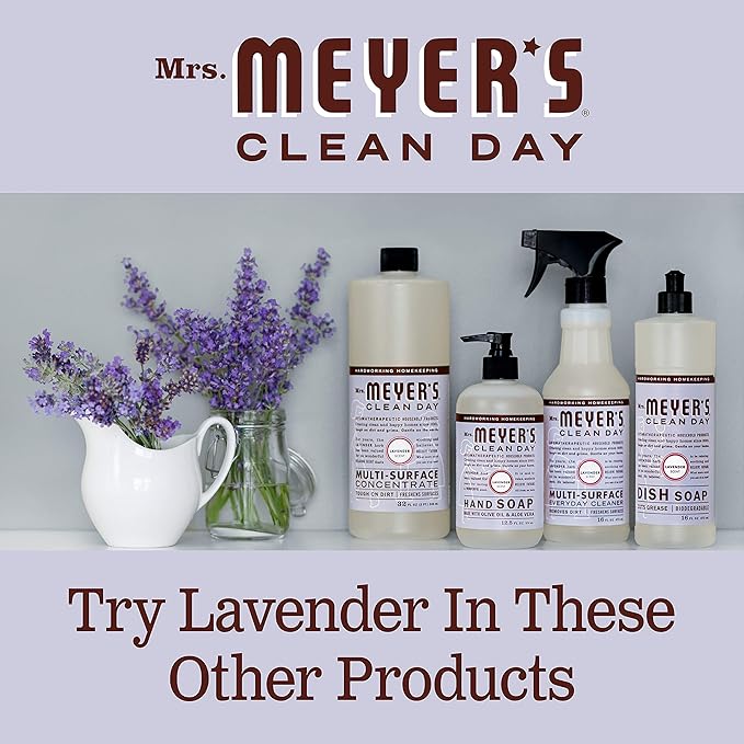 MRS. MEYER'S CLEAN DAY Body Wash, Lavender 16 Fl Oz (Pack of 6)