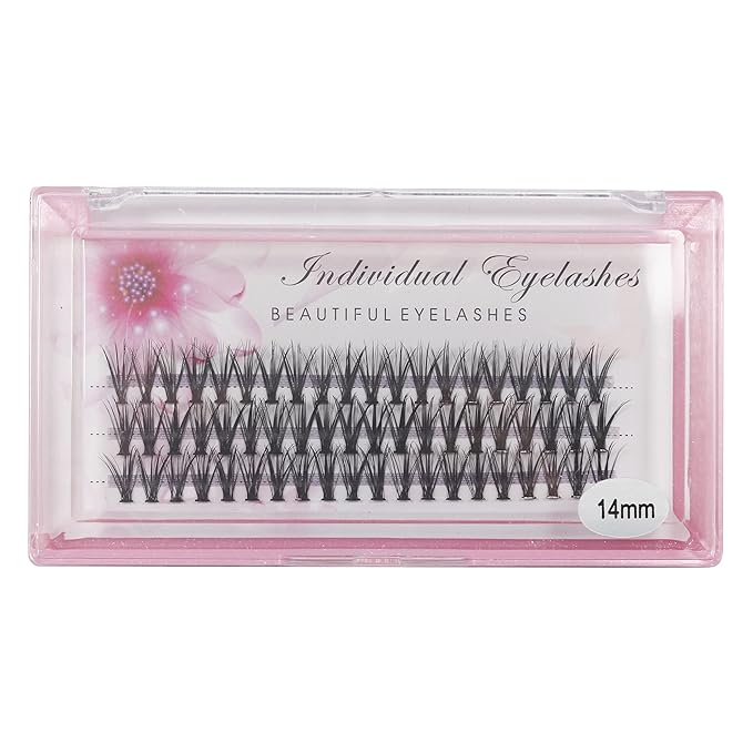 Bodermincer 20D 0.07mm Thickness 8-22mm To Choose Grafting False Eyelashes False Eyelashes Individual Natural Long Mink Fake Eyelashes Extension Handmade Bulk Wholesale (14mm)