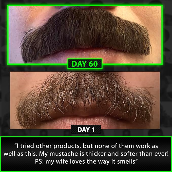 2X Thickening BIOTIN Beard Balm For Men & Mustache Wax for Beard Growth • Organic Beard Conditioner for Men & Beard Softener for Men • Beard Moisturizer for Men • Castor Oil Beard Wax for Men • USA